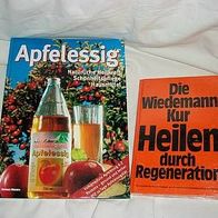 Apfelessig + Wiedemann Kur, 2 Bücher, NEU!