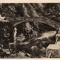 Thale / Harz Die neue Jungfernbrücke 1955 gelaufen aus Nachlass