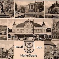 Halle Saale - geteilt gelaufen aus Nachlass