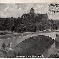 Halle Saale - Burg Giebichenstein 1959 gelaufen aus Nachlass
