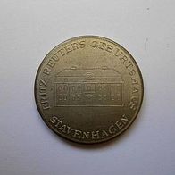 Fritz Reuter Geburtshaus Stavenhagen Medaille