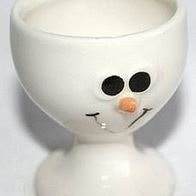 witziger Keramik Eierbecher mit abstehender Nase