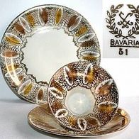 Oscar Schaller Bavaria wunderschöne Porzellan Sammeltasse