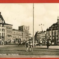 Halle (Saale ) Am Marktplatz gelaufen 1978 (42)