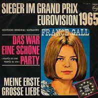 Eurovision 7"GALL, France · Das war eine schöne Party (CV RAR 1965)