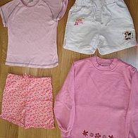 2x Short H&M Minnie Maus + T-Shirt + Sweatshirt Gr 110 116