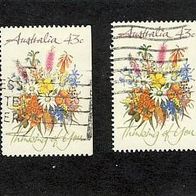 Australien, 1990. Mi.1226.A. + D. gest