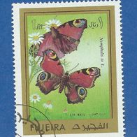 Fujeira 1971 Schmetterling Tagpfauenauge - Mi.-Nr. 781 gest. (3008)