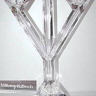 Villeroy & Boch Kristall Kerzenhalter Leuchter 3-armig