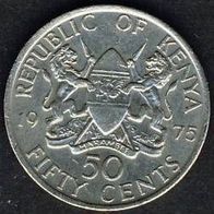 Kenia 50 Cents 1975