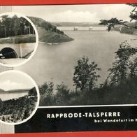 Rappbode - Talsperre bei Wendefurt im Harz SW (81) gel.