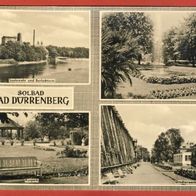 Solbad Bad Dürrenberg Mehrbild SW gelaufen 1964