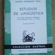 Estudios de lingüística: [Las leyes fonéticas, Menendus