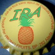 IRA Ananas Kronkorken aus BENIN Africa Afrika neu in unbenutzt, fruit soda bottle cap