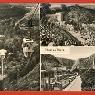 Thale (Harz) Personenschwebebahn Mehrbild n. gelaufen (100)