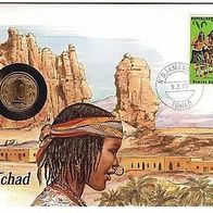 Numisbrief Tschad, 10 Francs 1983 unc, ##343