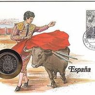 Numisbrief Spanien, 50 Pesetas 1983 unc, ##354