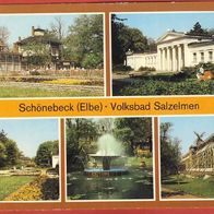 Schönebeck (Elbe) Volksbad Salzelmen Mehrbild gel.1989 (138)