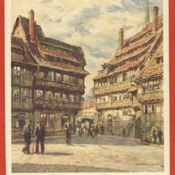 DDR Alt Halberstadt Bild 7 Gerberhäuser am Kulk(149) gelaufen 1956