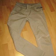 Hose beige grau lässig bequem S passend