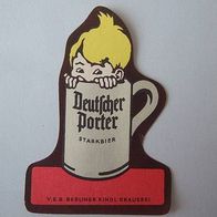 1 DDR-Bier-Etikett - Berliner Kindl Brauerei Berlin