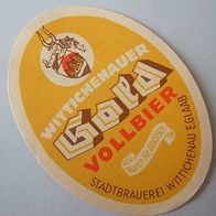 1 DDR-Bier-Etikett - Stadtbrauerei Wittichenau E. Glaab