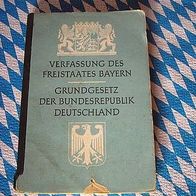 Schulbuch 1955 Verfaßung Bayern Grundgesetz Deutschland