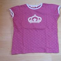 niedliches T-Shirt Bonbini Gr. 122 Glitzerkrone