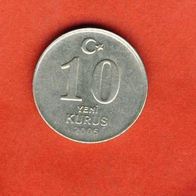 Türkei 10 Kurus 2005