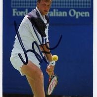 Magnus Larsson Tennis Originalautogramm aus Privatsammlung - al-