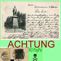 Wilhelmshaven 1898 Kaiser Wilhelm-Denkmal