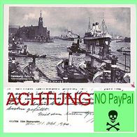 Hamburg, Hafen mit Kehrwiederspitze, Foto 1940, no PayPal