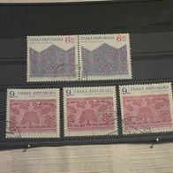 Tschechien, MNr.351(2),352(3) gestempelt