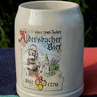 Bierkrug Aldersbacher Bier, Steingut 0,5 l