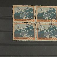 Jugoslawien, MNr.2384(4), Viererblock gestempelt