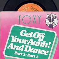 FOXY 7? Single GET OFF YOUR AAHH! von 1976