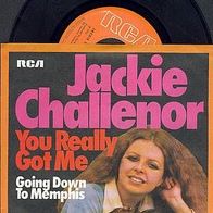 JACKIE Challenor 7? Single YOU REALLY GOT ME von 1976
