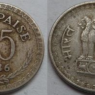 Indien 25 Paise 1986 (Bombay) ## S7