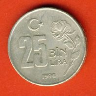 Türkei 25 Bin Lira 1996