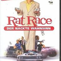 RAT RACE - Der NACKTE Wahnsinn * * mit Mr. BEAN * & * WHOOPI Goldberg * * VHS