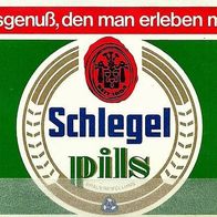 ALT ! Bieretikett Schlegel-Scharpenseel-Brauerei Bochum Recklinghausen