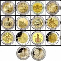 Deutschland - 20 Münzen - 2 Euro - 2002 - 2018 - UNC