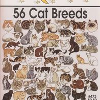 Kreuzstichvorlage 56 Cat Breeds (113TW)