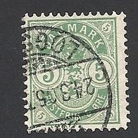Dänemark 1884, Mi.-Nr. 34 B 12 3/4, gestempelt