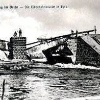 LYCK - Eisenbahnbrücke - 1915 - Repro !!!