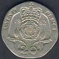 Großbritannien 20 Pence 1982