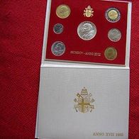 Vatikan 1995 KMS Münzsatz mit 1000 Lire Silber