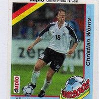 duplo Sticker WM 2002, Nr 32 - Christian Wörns