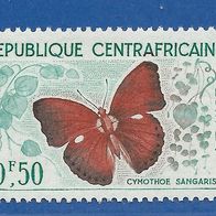 Zentralafrika 1960 Schmetterlinge Blutroter Gleiter postfr. (3011)