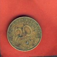 Frankreich 20 Centimes 1962 lesen